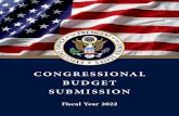 CONGRESSIONAL BUDGET SUBMISSION