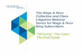 The Wage & Hour Collective and Class Litigation Webinar ...