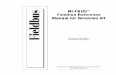 NI-FBUSTM Function Reference Manual for Windows NT