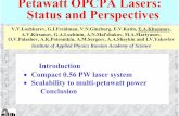 Introduction Compact 0.56 PW laser system Scalability to ...