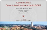 Lumbar RFN: Does it lead to more rapid DDD?