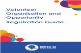 Volunteer Organisation and Opportunity Registration Guide