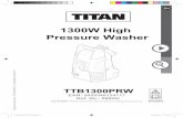 1300W High Pressure Washer