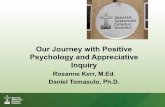 Our Journey with Positive Psychology and Appreciative Inquiry