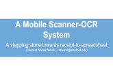 A Mobile Scanner-OCR System - Stanford University