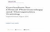 Curriculum for Clinical Pharmacology and Therapeutics Training