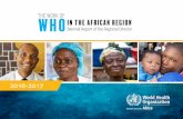 THE WORK OF WHO in the African Region