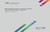 BreastScreen Australia monitoring report