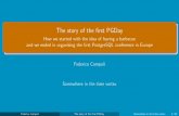 The story of the rst PGDay