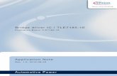 Bridge driver IC / TLE7185-1E - Infineon