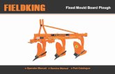 Fixed Mould Board Plough - Fieldking