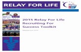 2015 Relay For Life Recruiting For Success Toolkit