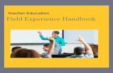 Teacher Education Field Experience Handbook