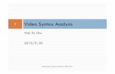 Lecture 3 Video Syntax Analysis - National Chung Cheng ...