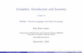 Compilers: Introduction and Scanners
