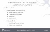 EXPERIMENTAL PLANNING & DATA ANALYSIS