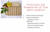 Principles and Preparation of fish paste products