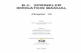 B.C. SPRINKLER IRRIGATION MANUAL - British Columbia