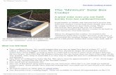 The 'Minimum' Solar Box Cooker - JumpJet .info