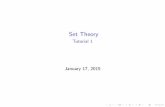 Set Theory - Tutorial 1 - Simon Fraser University