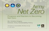 Progress and Barriers to Becoming Net Zero