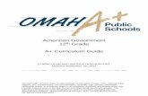 American Government 12th Grade A+ Curriculum Guide