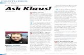 Ask Klaus!
