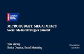 MICRO BUDGET, MEGA IMPACT Social Media Strategies Summit