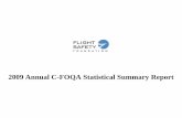 2009 Annual C-FOQA Statistical Summary Report