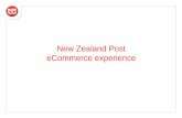 New Zealand Post eCommerce experience - UPU