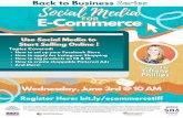 6 3 20 Webinar Social Media E-Commerce Flyer