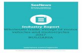 Industry Report Wholesale trade, except of motor vehicles ...