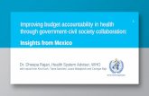 Improving budget accountability in health 1 through ...