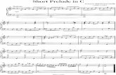 Short Prelude in C JOHANN SEBASTIAN BACH (1685-1750) …