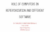 ROLE OF COMPUTERS IN REPERTORISATION AND DIFFERENT …