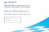 Sosen SS-60L-42B LED Driver Spec Sheet