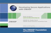 Developing Secure Applications with OWASP