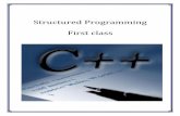 Structured Programming First class