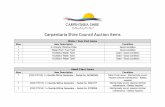 Carpentaria Shire Council Auction Items