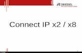 Connect IP x2 / x8 - Riedel Communications