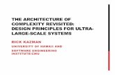 THE ARCHITECTURE OF COMPLEXITY REVISITED: DESIGN ...