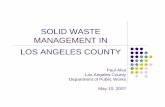 SOLID WASTE MANAGEMENT IN LOS ANGELES COUNTY