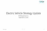 Electric Vehicle Strategy Update