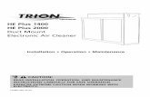 Trion HE Plus Owners Manual - Bel-Aire