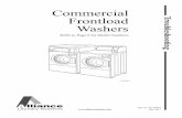 Commercial Frontload Washers Troubleshooting Manual