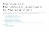 Computer Hardware Upgrade & Managment