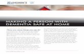 MAKING A PERSON WITH DEMENTIA SAFE AT HOME