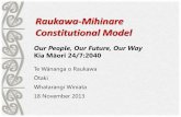 Raukawa-Mihinare Constitutional Model - teaho.maori.nz