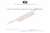 Fire Evidence Analytical Methods - Idaho