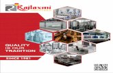 QUALITY IS OUR TRADITION - Rajlaxmi Industries